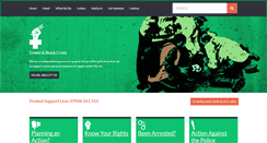 Desktop Screenshot of greenandblackcross.org